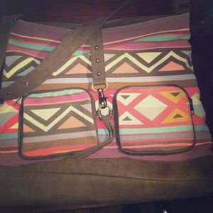 Boho chic Billabong laptop bag